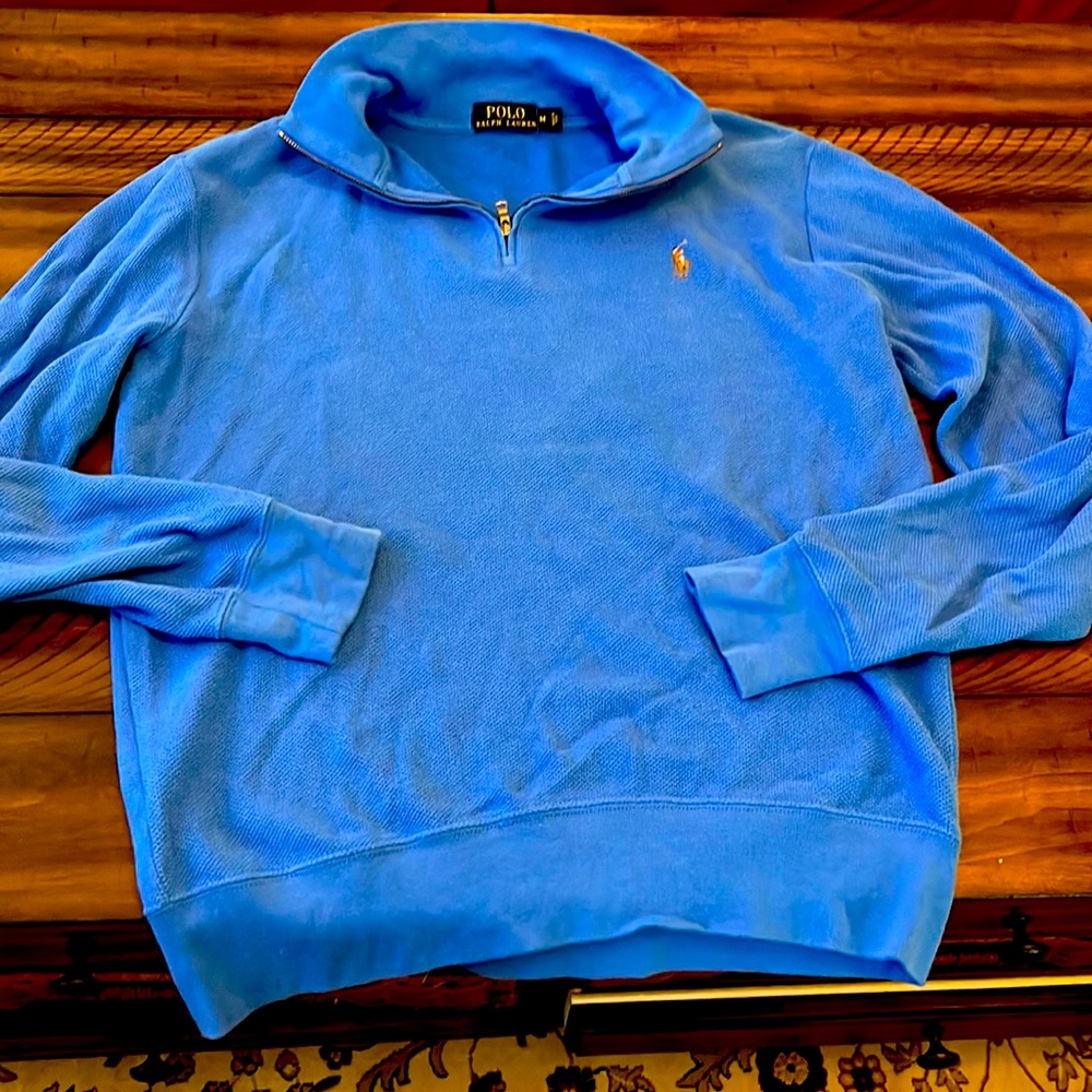 Blue Ralph Lauren Polo 1/4 zip polo